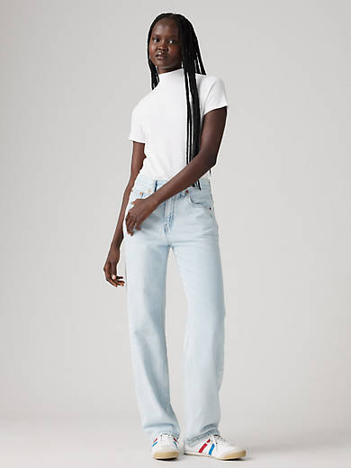 

Легкие женские джинсы Low Pro Levi's, цвет Right Over - Light Wash
