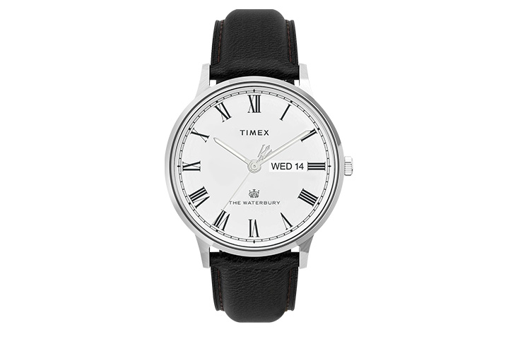 

TIMEX Часы WATERBURY Collection Wrist Watch Quartz Movement Leather Strap 40mm White Dial Men's Watch TW2U88400