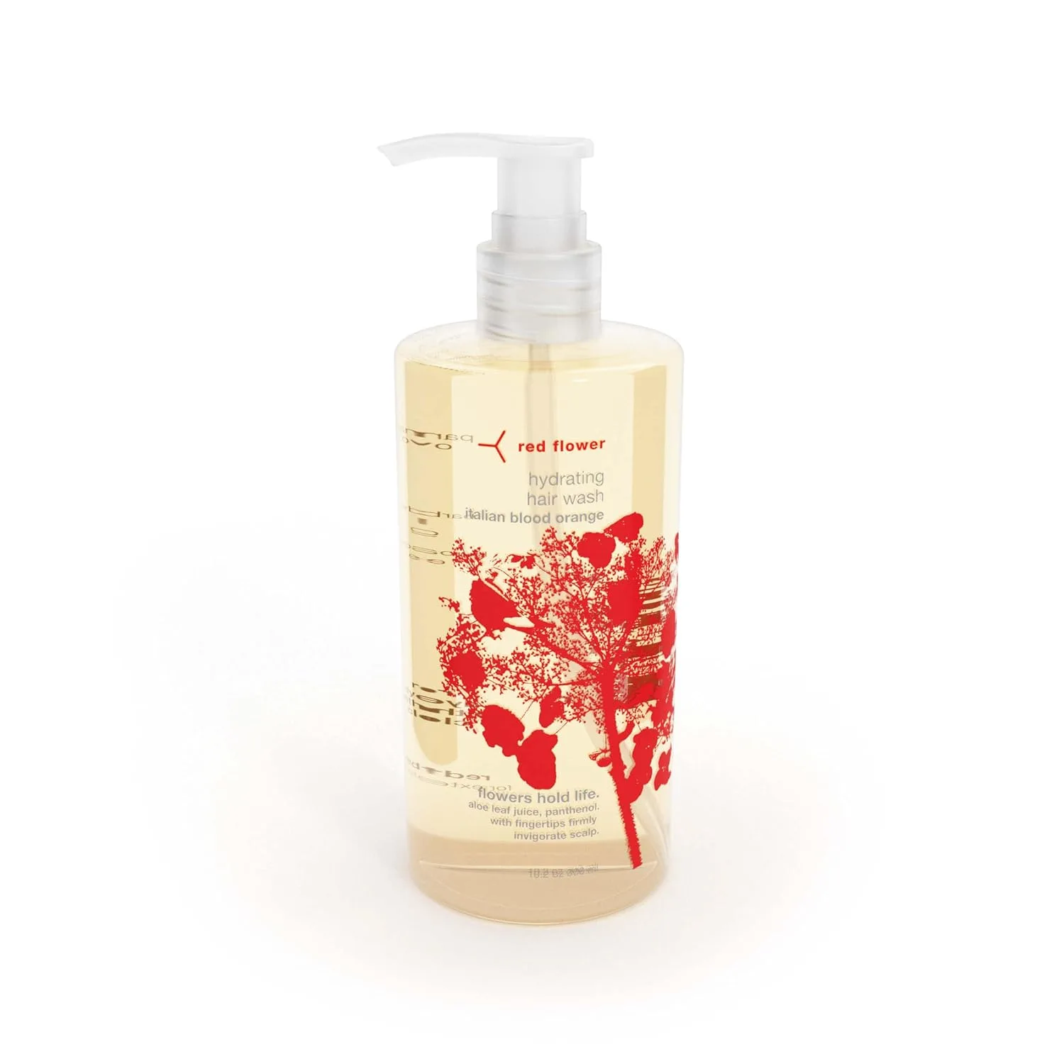 Шампунь Red Flower Italian Blood Orange увлажняющий - без сульфатов, с кокосовым глицерином и провитамином B5, ароматерапевтическая смесь эфирных масел для всех типов волос (283 г), red