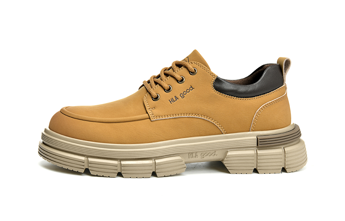 

HLA Мужские ботинки Martin черные земляно-желтые, цвет Earth Yellow