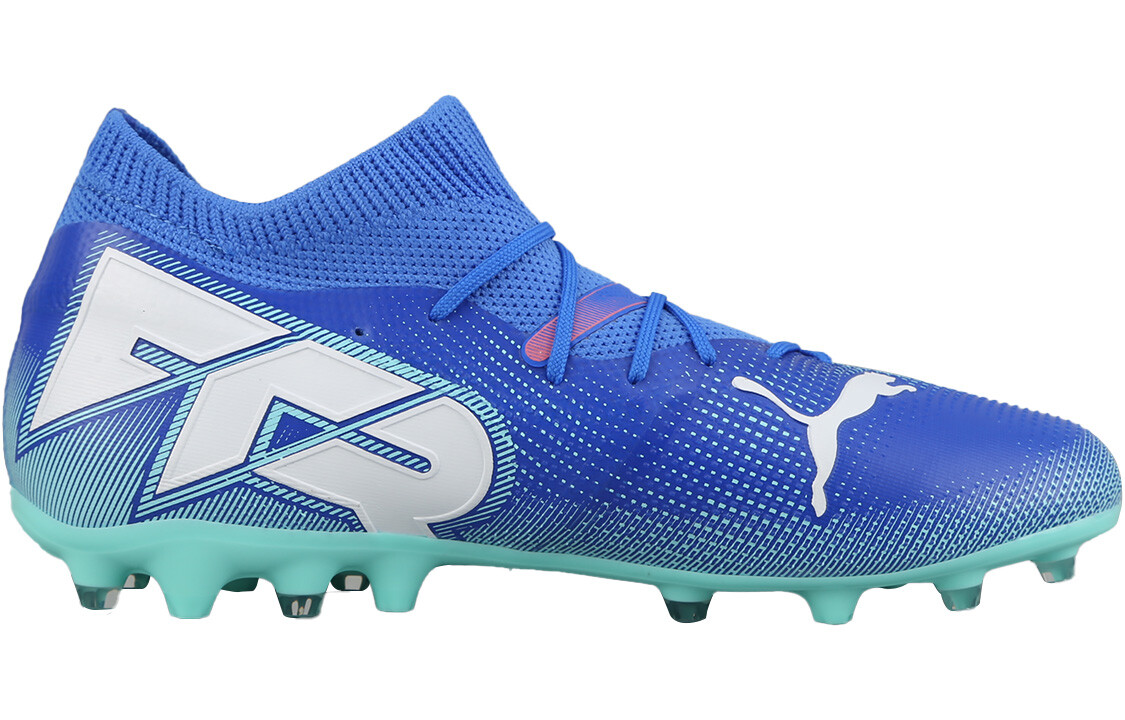 Футбольные бутсы Formula Pack Kids Kids Low-top Blue Puma, бирюзовый — фото 2