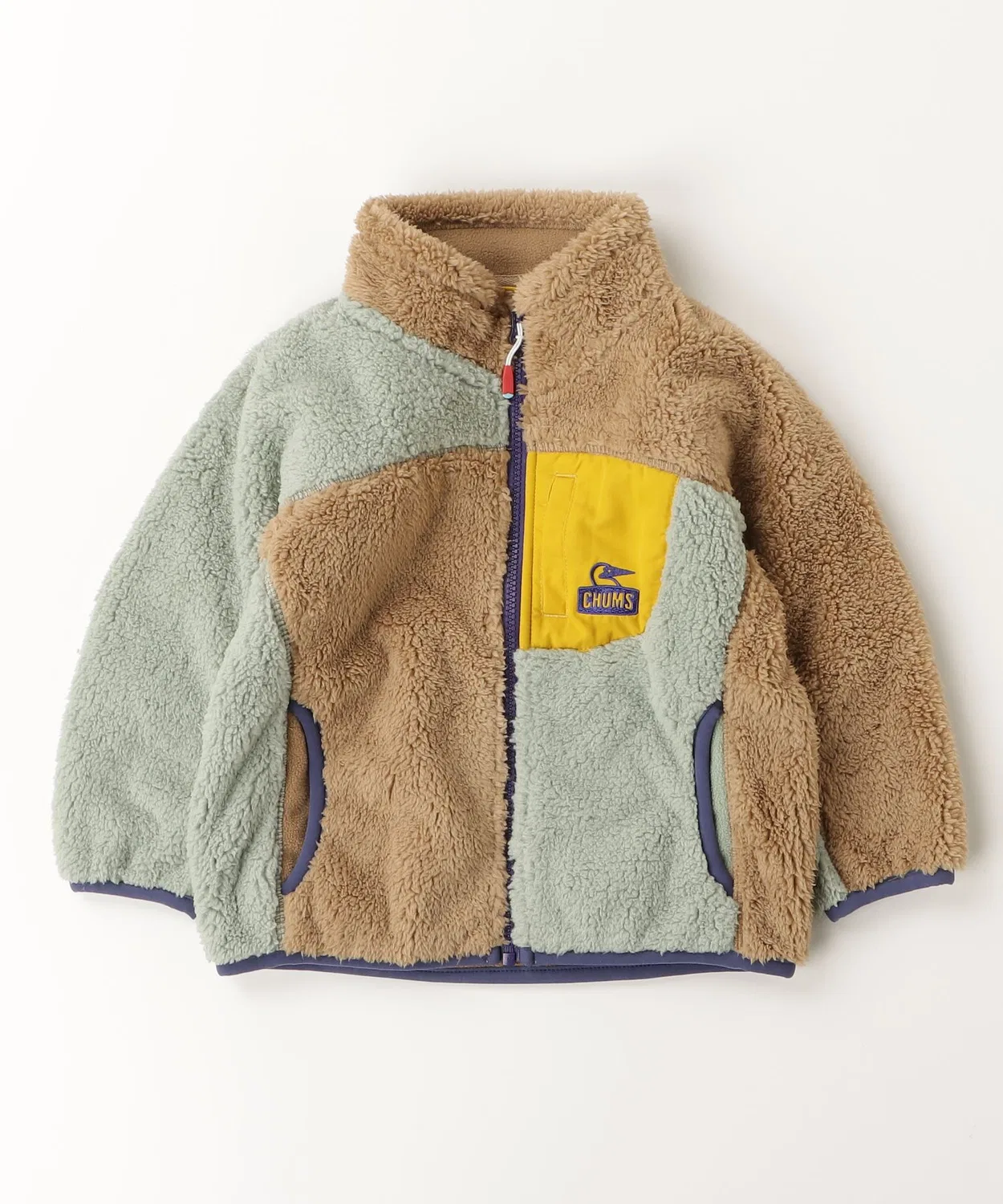 Флисовая куртка CHUMS Kids Bonding Fleece Jacket, цвет шалфейно-зеленый
