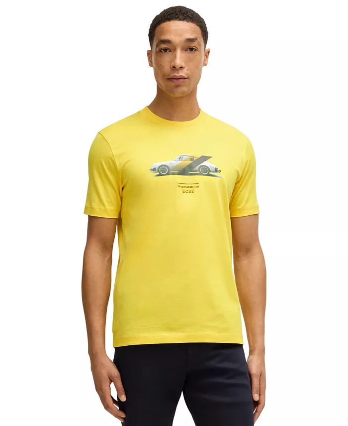 

Футболка мужская Regular-Fit Porsche x BOSS Hugo Boss, желтый