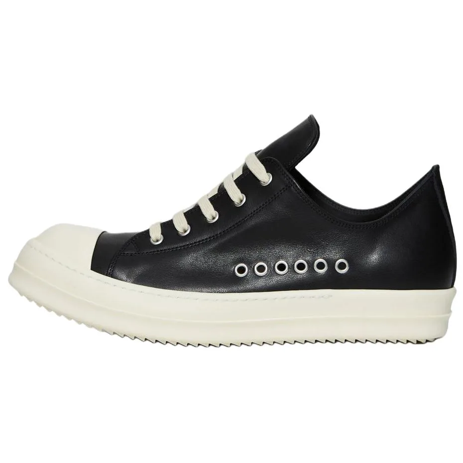 RICK OWENS Кроссовки RO Temple Extreme Low Top Skateboard Shoes 3.5cm мужские Black