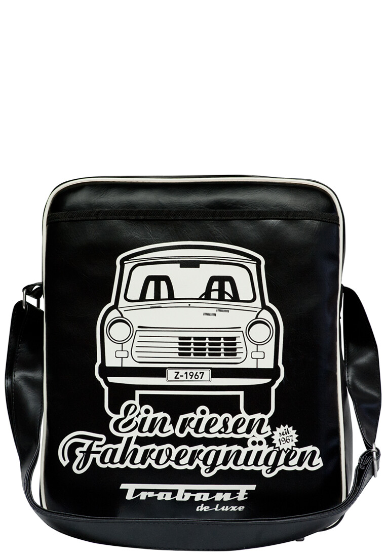 

Сумка через плечо Logoshirt Schultertasche Trabant Ein riesen Fahrvergnügen, черный