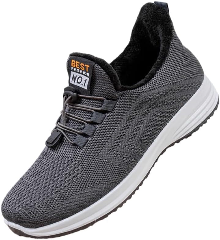 

Мужские зимние повседневные хлопковые кроссовки Clolinde. Имеют толстую внутреннюю подкладку для тепла и комфорта. Противоскользящие и прочные. Стильные и универсальные, серый