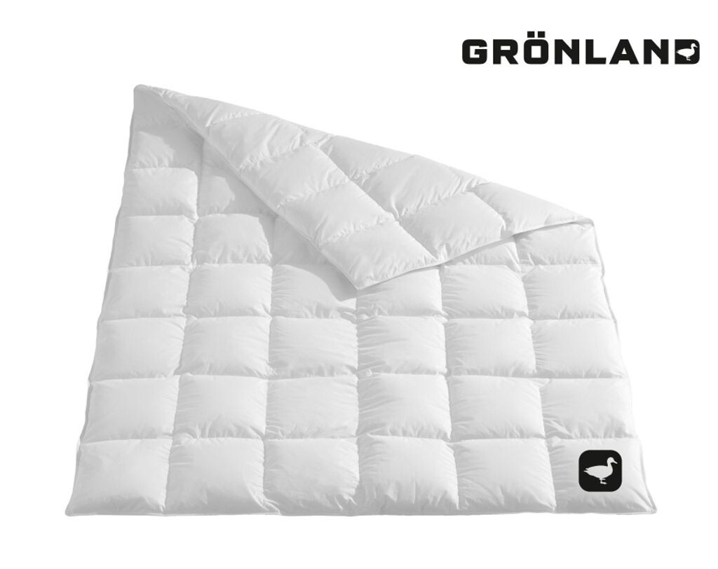 

Häussling Greenland Пуховое одеяло гуси 155x220 см | Одеяло всесезонное, покрывало, квадраты 6х8, немецкий производитель, подходит и аллергикам, чехол 100% хлопок.