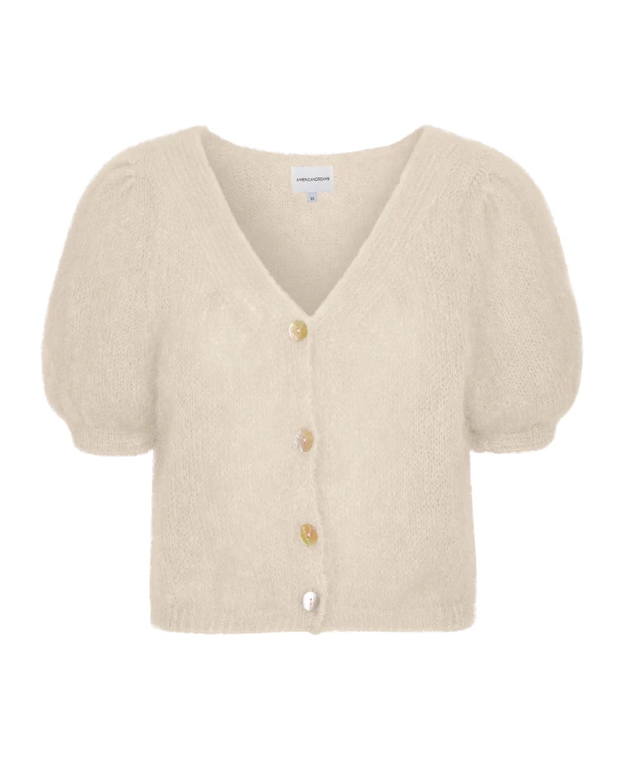 

Кардиган из мохера с короткими рукавами Americandreams, бежевый