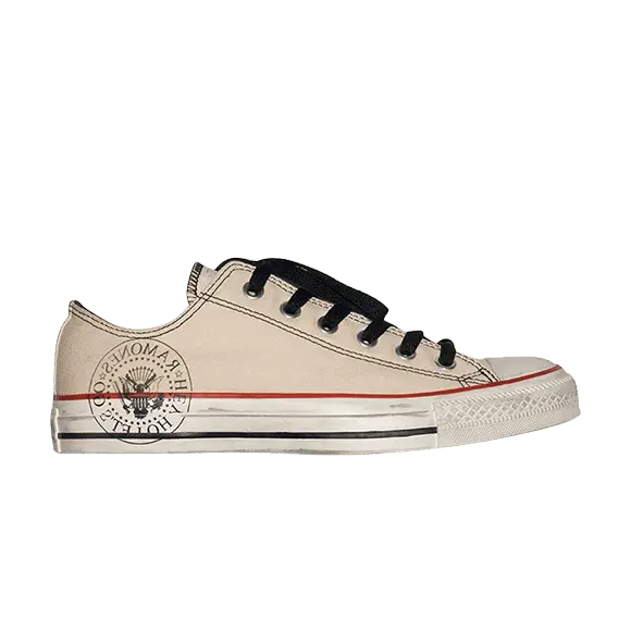 

Кроссовки Converse Ramones x Chuck Taylor All Star Ox 'Parchment', желто-коричневый