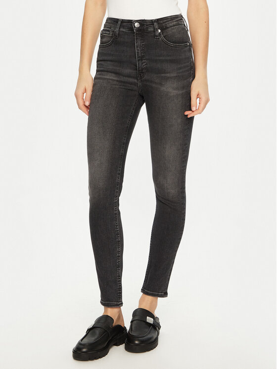 

Обтягивающие джинсы J20J224493 Calvin Klein Jeans, черный