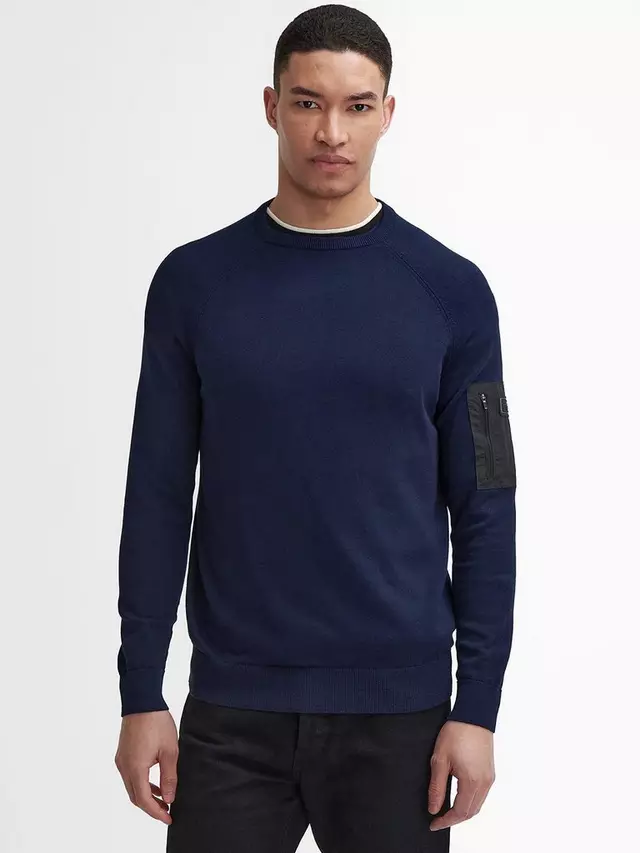 

Джемпер Barbour International Blades Crew Neck, темно-синий