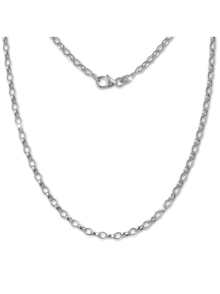 

SilberDream Колье, серебро 925 пробы, длина около 70 см, размер звеньев: примерно 3х2 мм, якорная цепочка