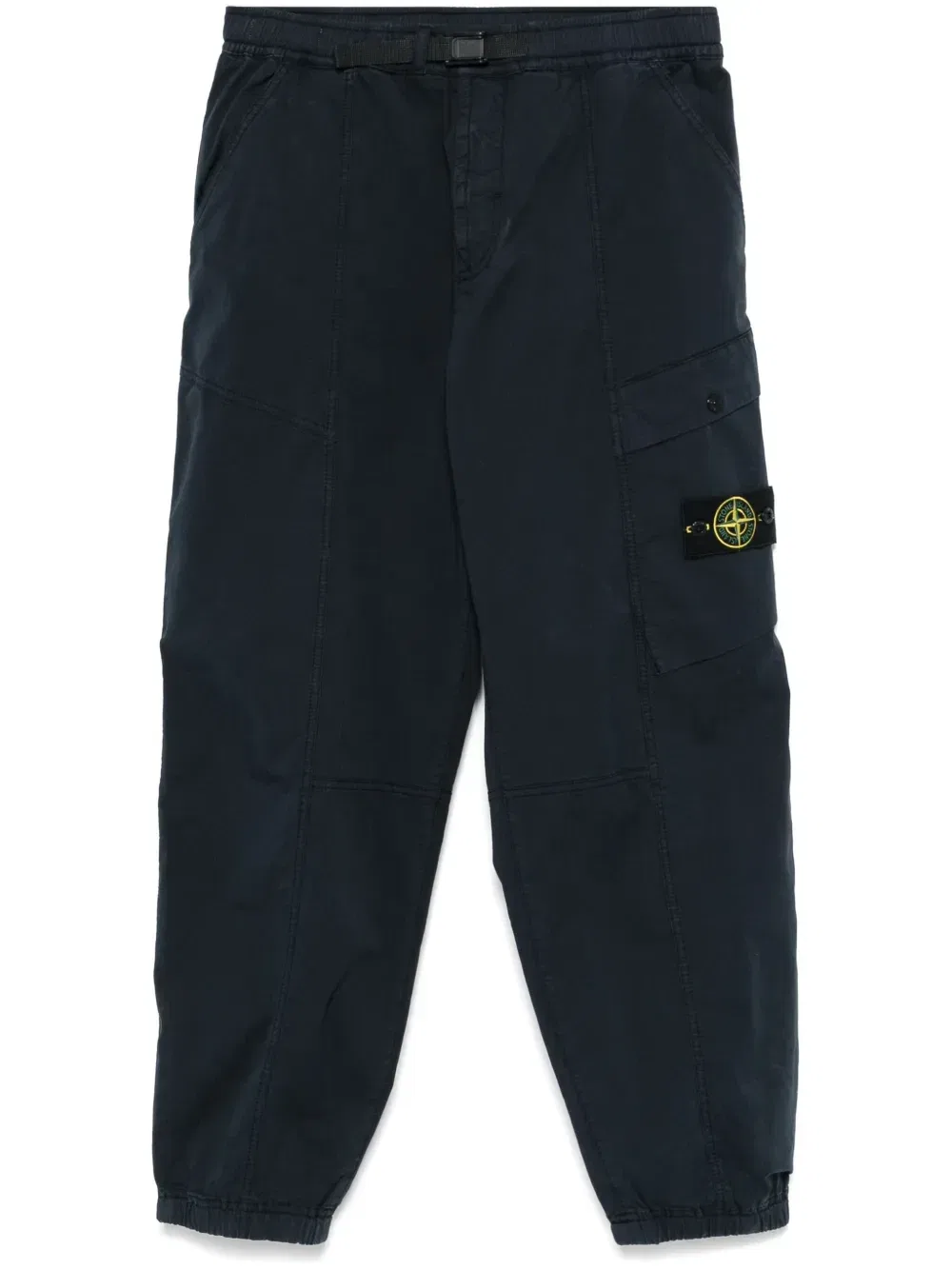 Твиловые брюки карго Stone Island, синий