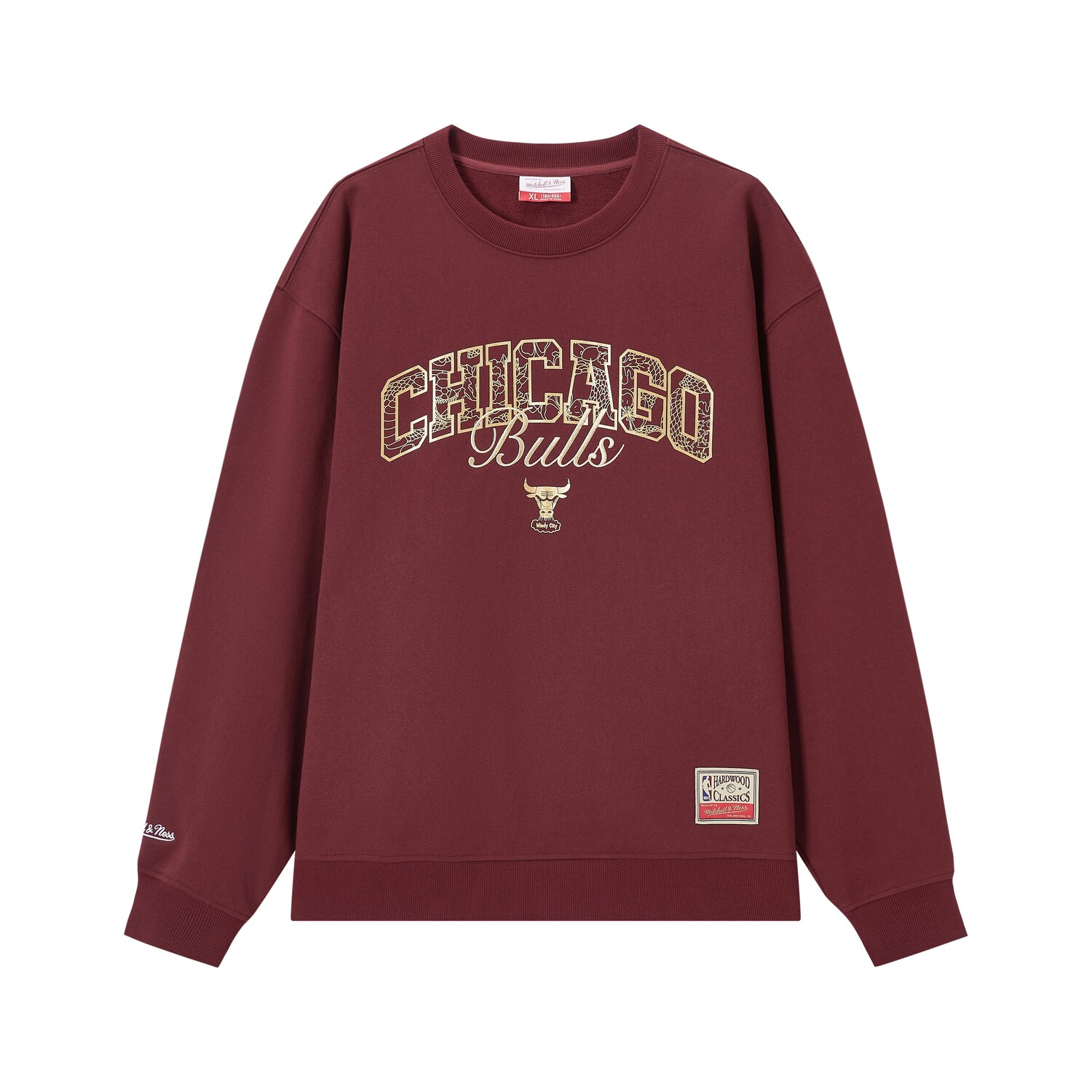 

Mitchell Ness Свитшот Mitchell & Ness x NBA Chicago Bulls SS25 Lifestyle Unisex Dark Red, Красный, Mitchell Ness Свитшот Mitchell & Ness x NBA Chicago Bulls SS25 Lifestyle Unisex Dark Red