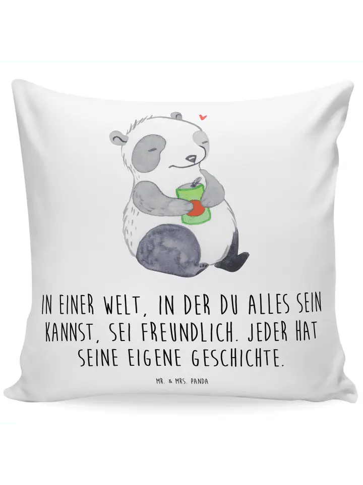 

Подушка Mr & Mrs Panda 40x40 Panda Depression, белый
