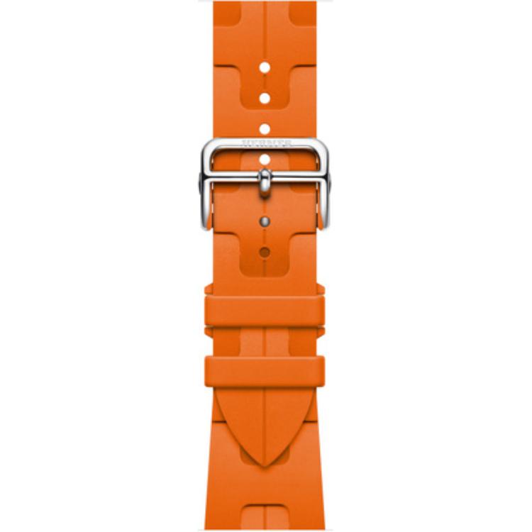 

HERMES Часы Strap Apple Compatibility Fluoroelastomer Material 41mm/45mm, Orange
