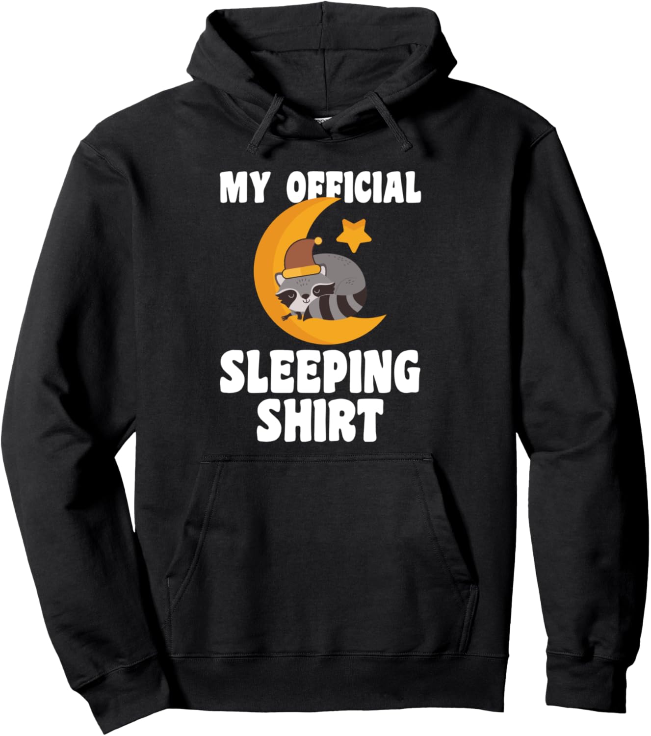 

Моя официальная худи для сна Racoon Lover Gift, черный