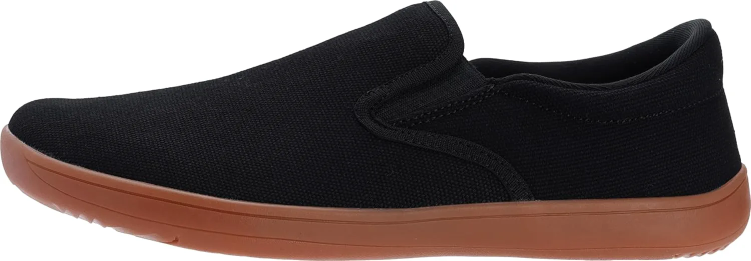 

Мужские слипоны WHITIN с широкой носочной частью | Минималистичные кроссовки | Подошва с нулевым перепадом, черный