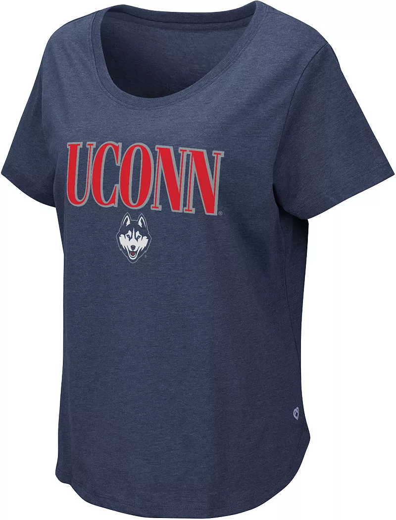 

Женская темно-синяя футболка Colosseum UConn Huskies