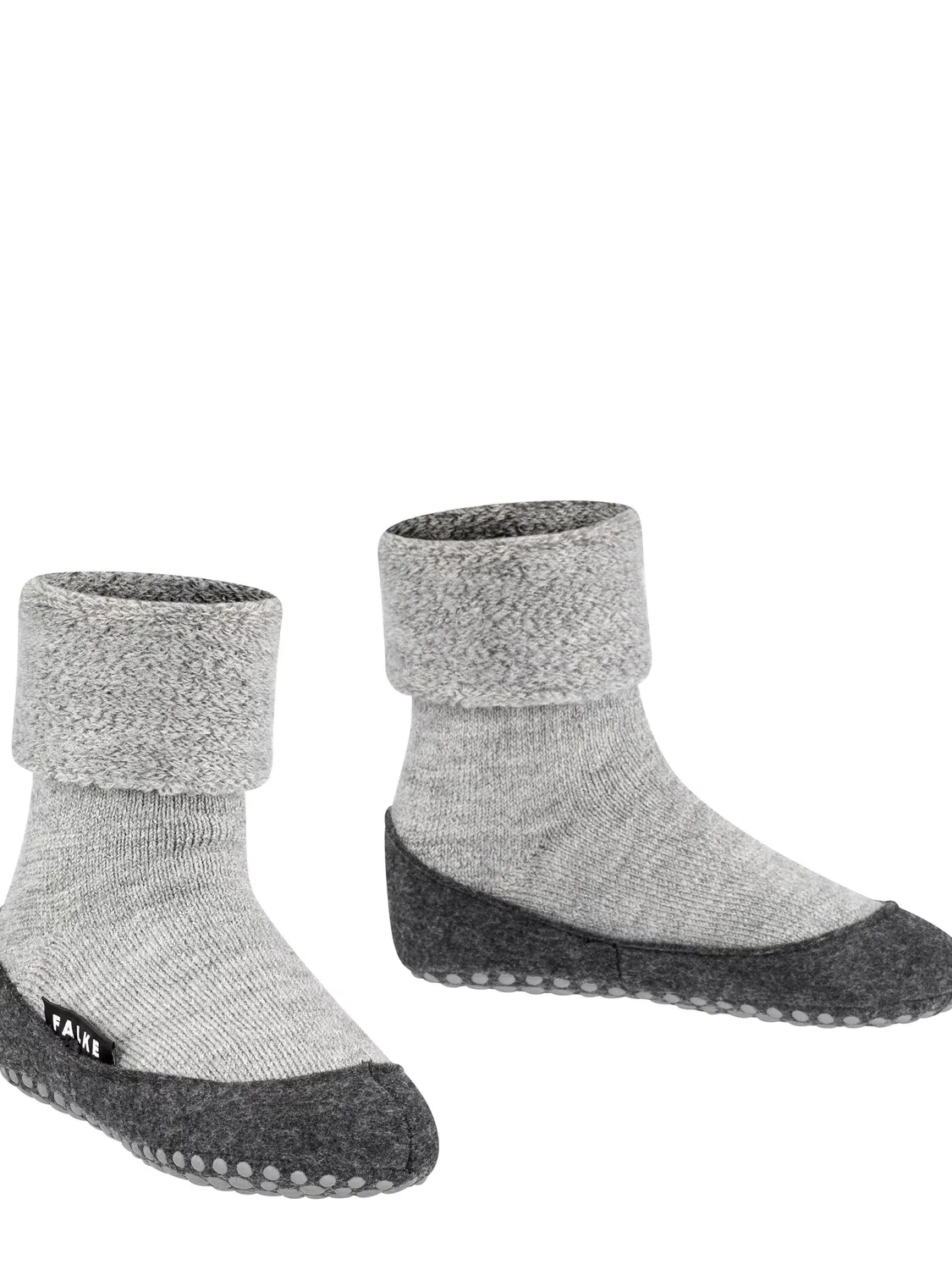 Носки Falke Cosyshoe Teens светло-серого цвета — фото 2