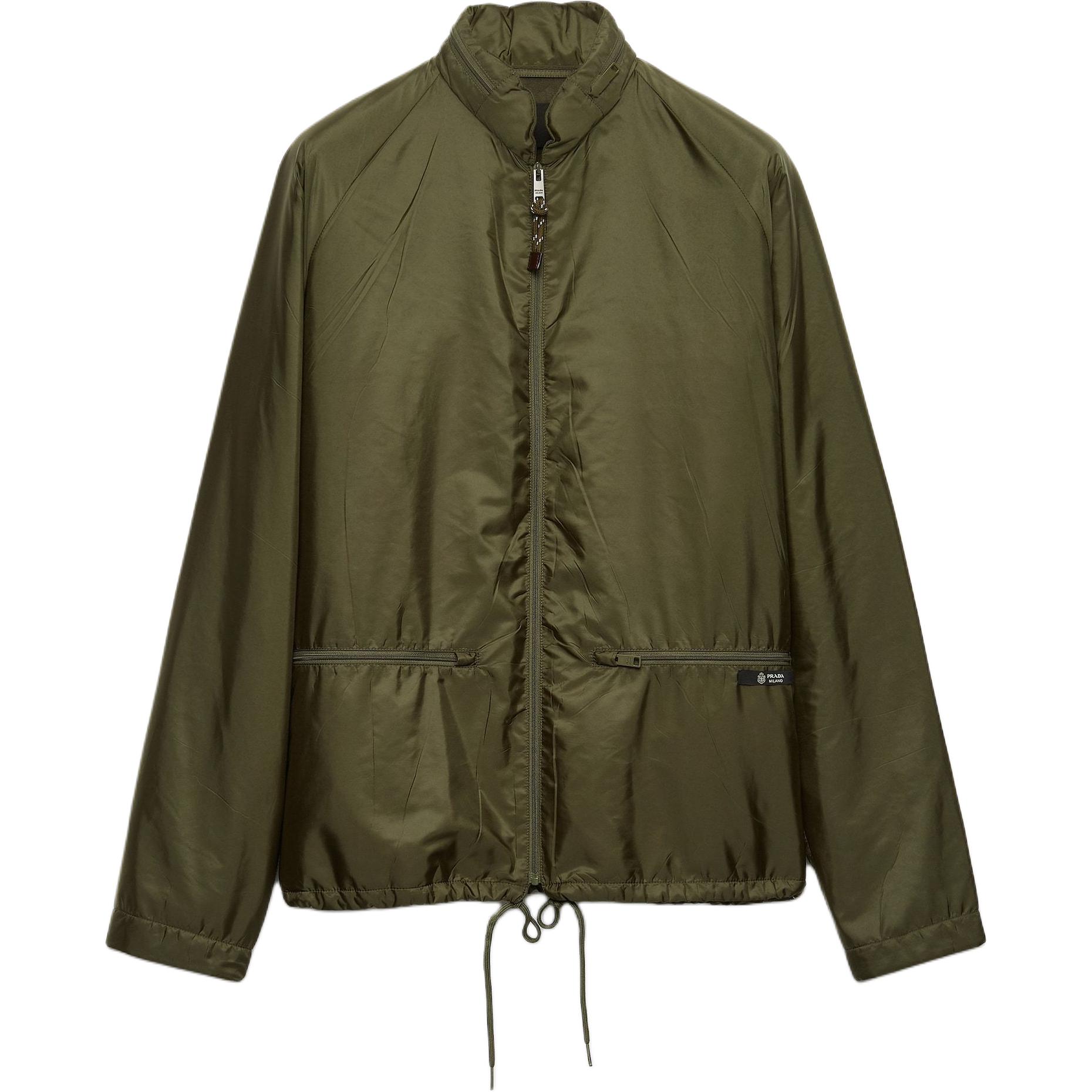 

Мужские нейлоновые куртки и пальто Prada, army зеленый