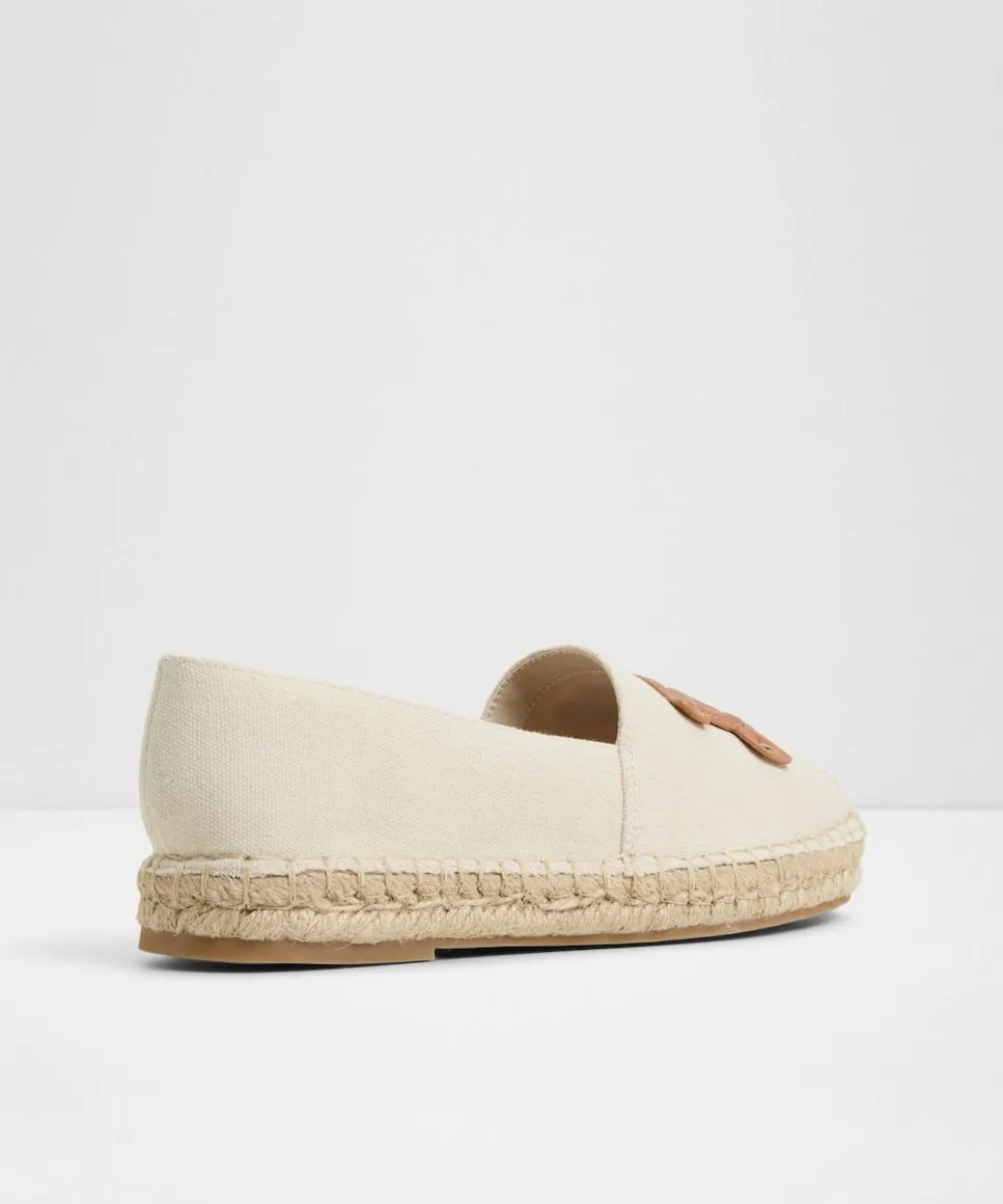 Женские эспадрильи на плоской подошве с круглым носком Aldo, бежевый — фото 2