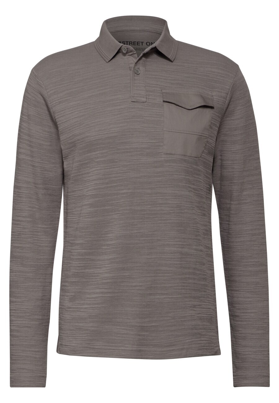 

Лонгслив Street One MEN Shirt, цвет mottled brown