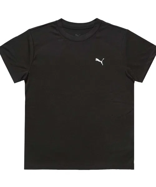 Детская футболка PUMA TAD ESS спортивная чёрная