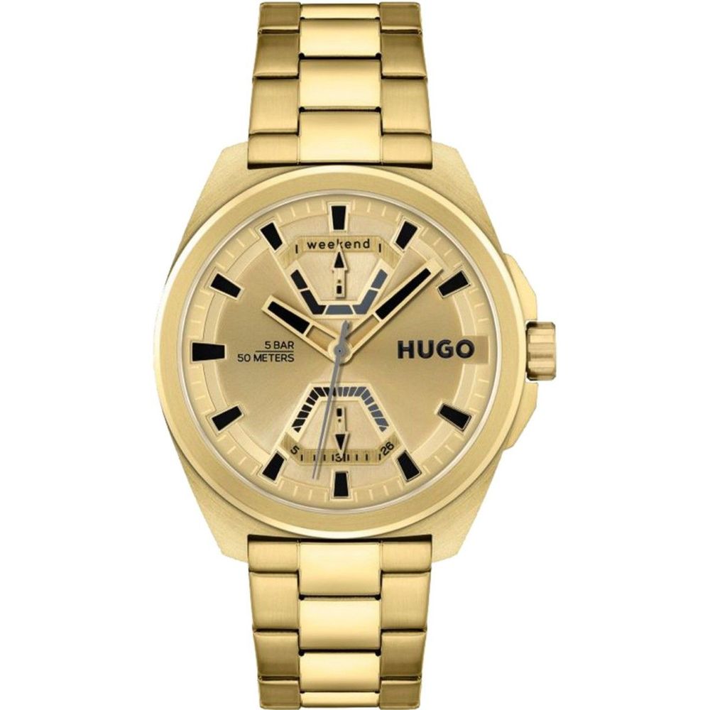 

Золотые часы из нержавеющей стали Hugo Boss