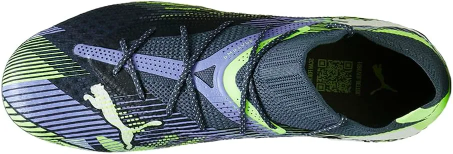 Бутсы для футбола PUMA Future 7 Ultimate для мужчин, шипованные, для твердого покрытия - синие, серый — фото 4