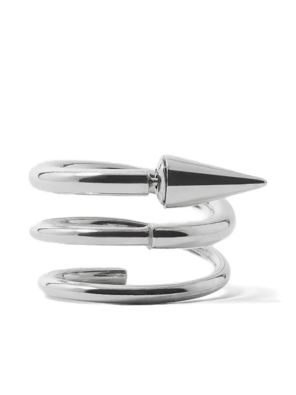 

Серьга среднего размера в виде спирали с шипами Sunnei, серебристый