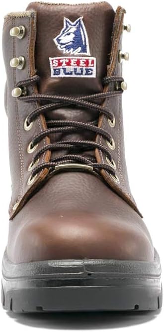 

СТАЛЬНО-СИНИЕ 100% КОМФОРТ Ботинки Argyle высотой 6 дюймов, дуб STEEL BLUE 100% COMFORT