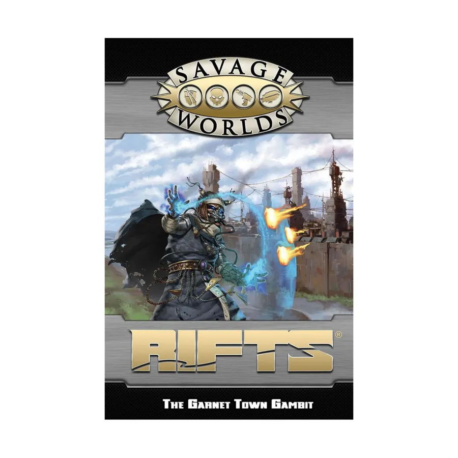 

Экран Savage Rifts GM с приключением Gambit Town в Гранатовом городе, Rifts - Savage Worlds (Pinnacle)