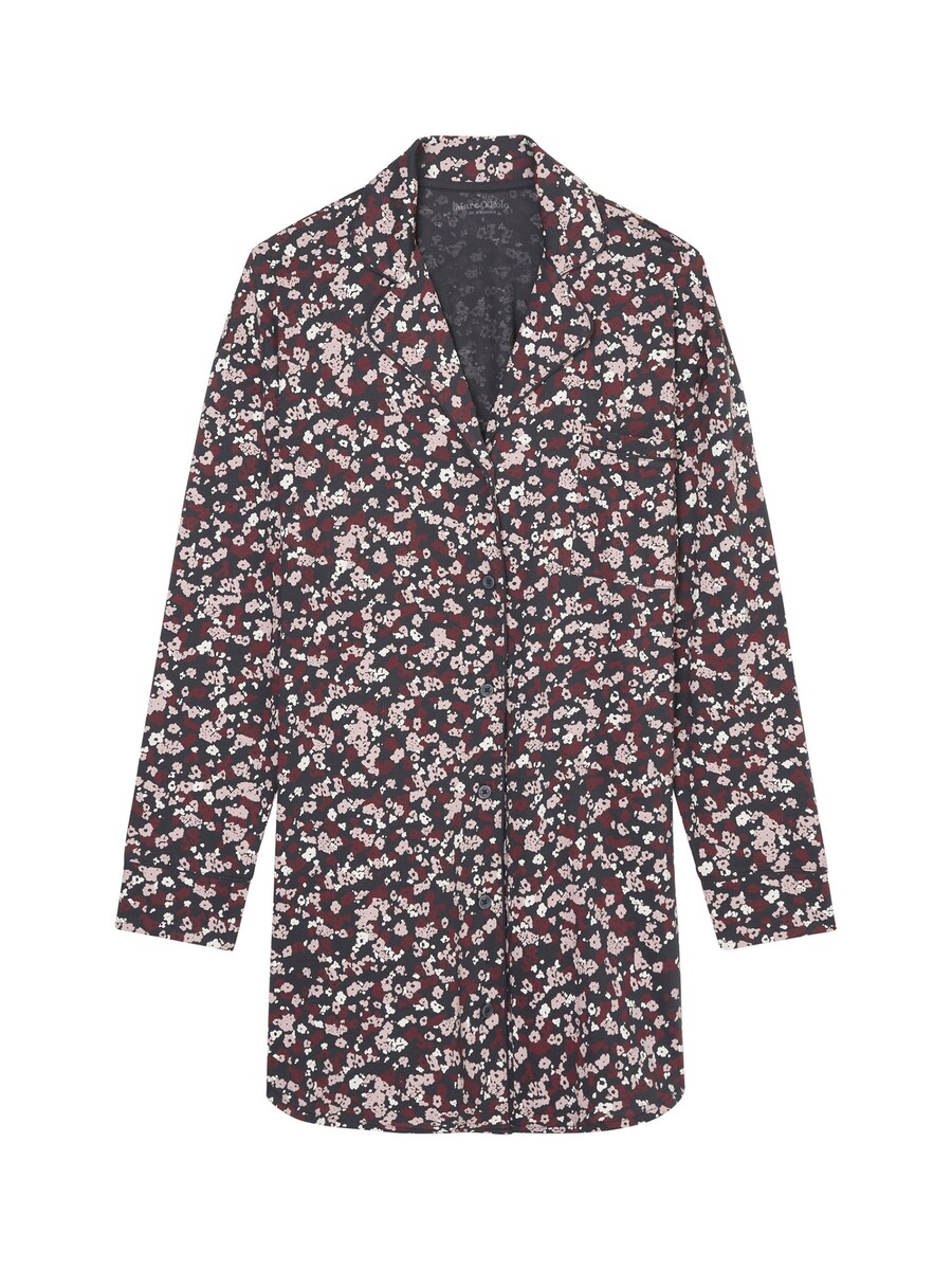 

Пижамная рубашка Marc O'Polo Mix & Match Cotton, цвет Grey/Rose