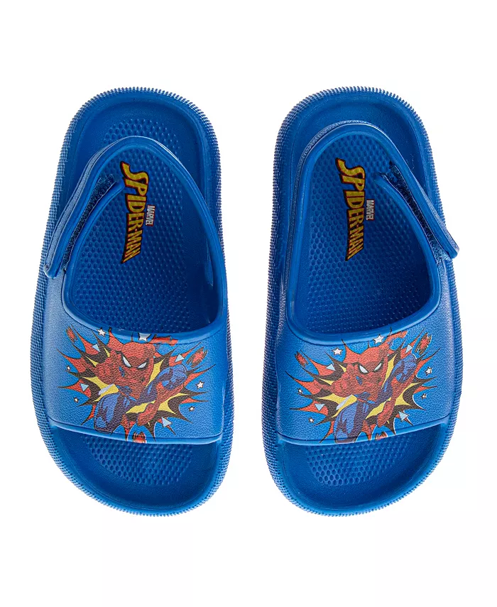 

Детские сандалии Marvel на липучке с задним ремешком для мальчиков Spider-Man