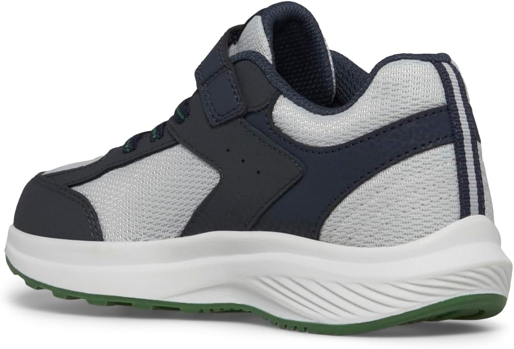 Детские кроссовки Saucony Cohesion с альтернативной застежкой для детей и подростков, синий/зеленый/серый/темно-синий — фото 4