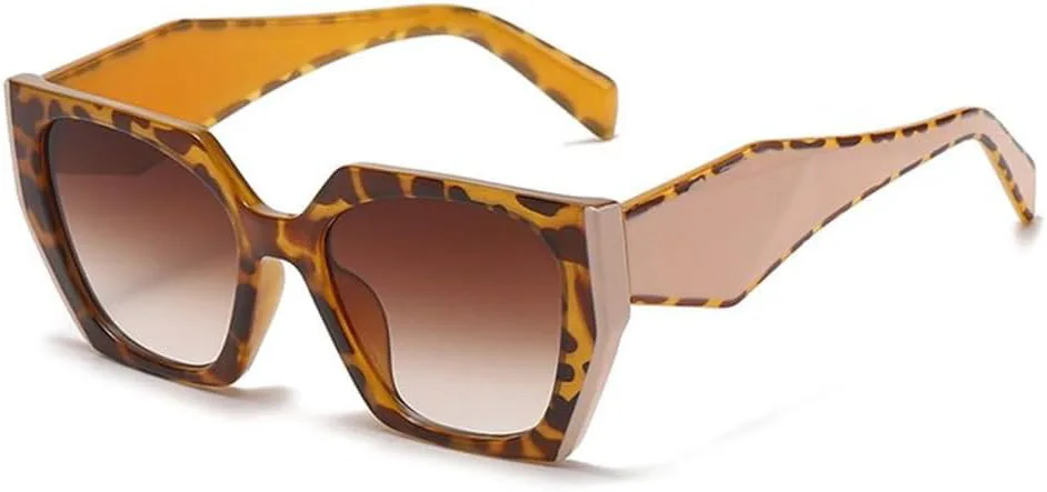 

Модные солнцезащитные очки «кошачий глаз» для женщин, роскошные винтажные панк-очки, ретро-очки с защитой от УФ-излучения UV400 TYUVIVO, C3 Leopard Brown