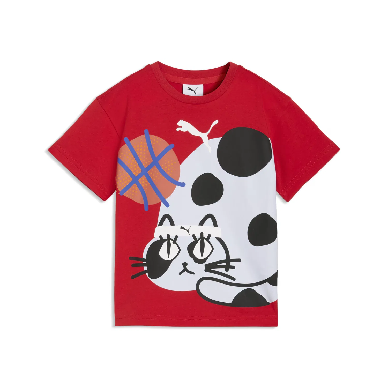 Спортивная футболка 'Sporty Cats' Puma, Fire Red