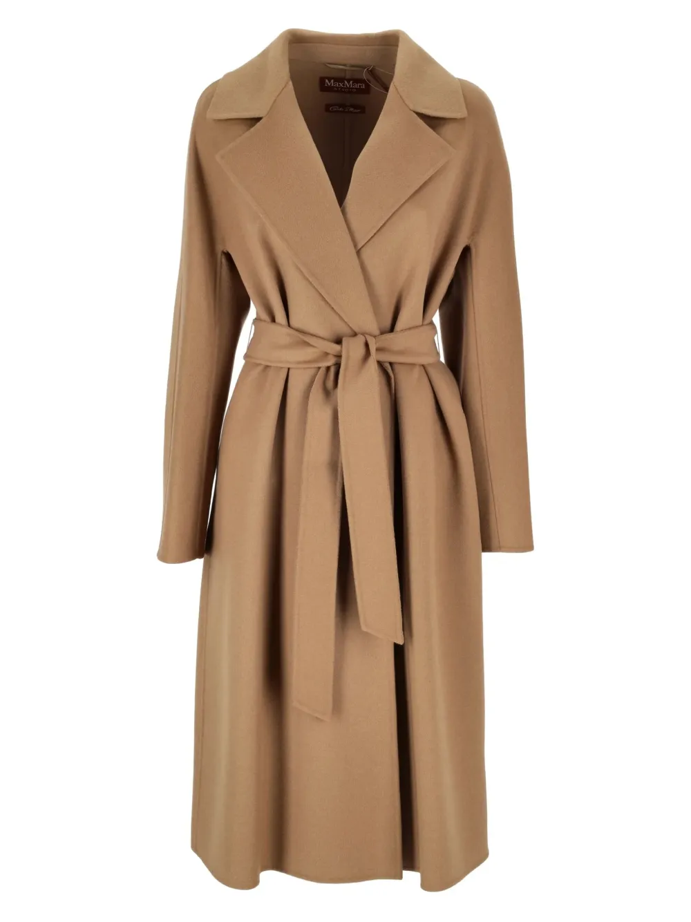 

Пальто с запахом MAX MARA, коричневый