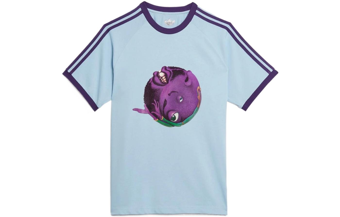 

Футболка Kerwin Frost Collection мужская розовая голубая Adidas Originals