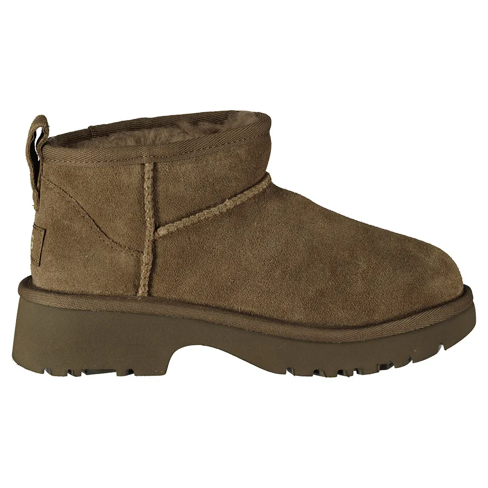 

Детские ботинки Ugg Classic Ultra Mini New Heights Ugg kids, коричневый
