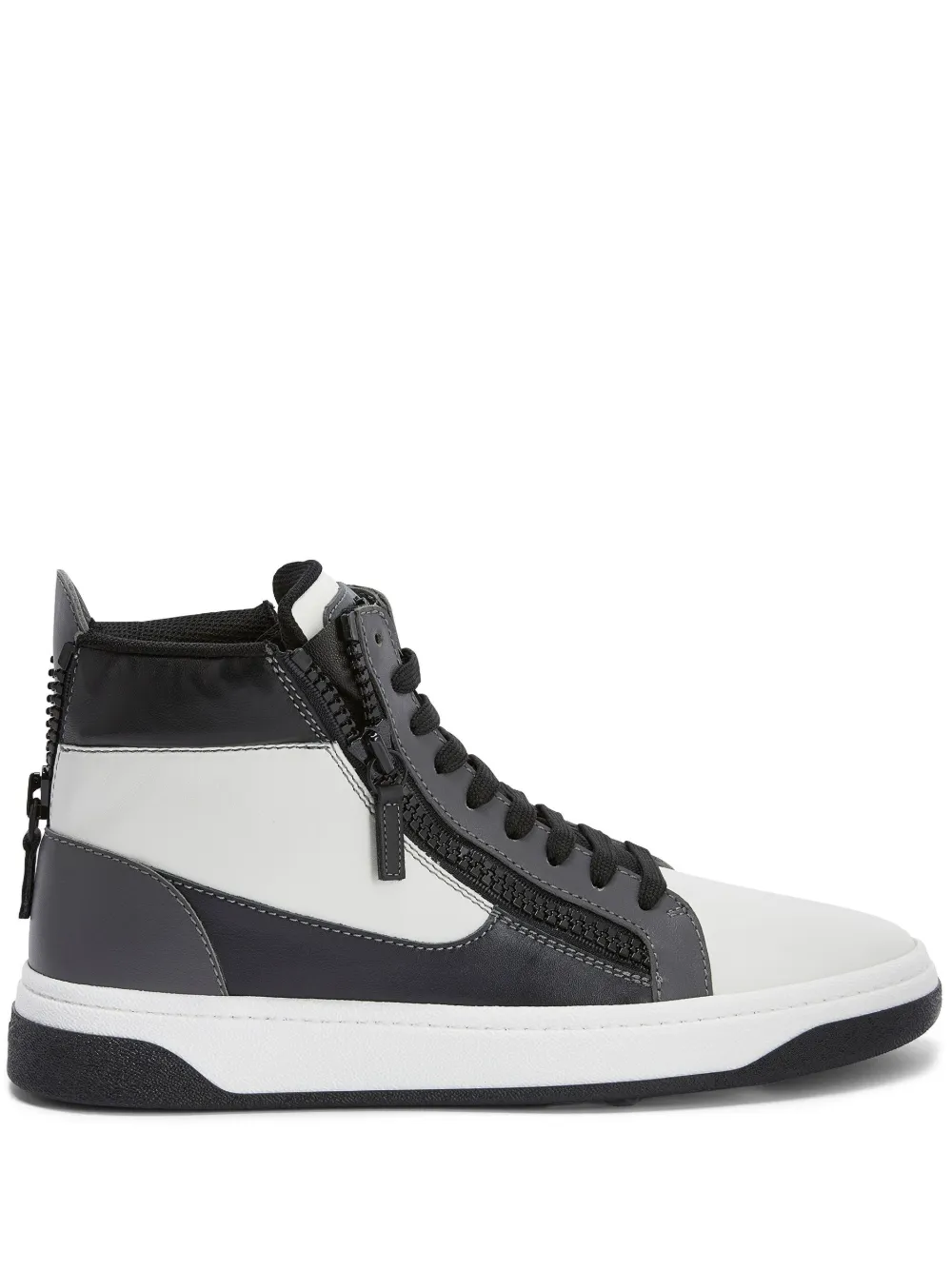 Высокие кеды на шнуровке Giuseppe Zanotti, черный