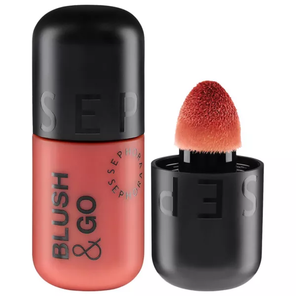 

Blush & go стойкие матовые жидкие румяна для губ и щек Sephora Collection, цвет on the bright side
