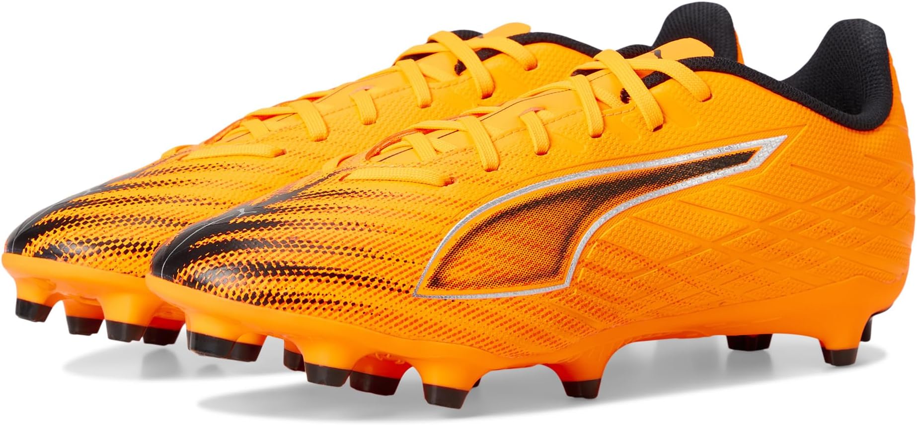 

Кроссовки PUMA Men's Ultra 6 Play Firm, Artificial Ground Soccer Cleats, Heat Fire/Black/Glowing Red