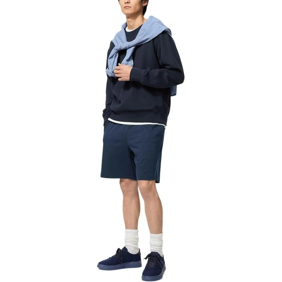 Шорты Casual Men's SS26 UNIQLO, темно- синий