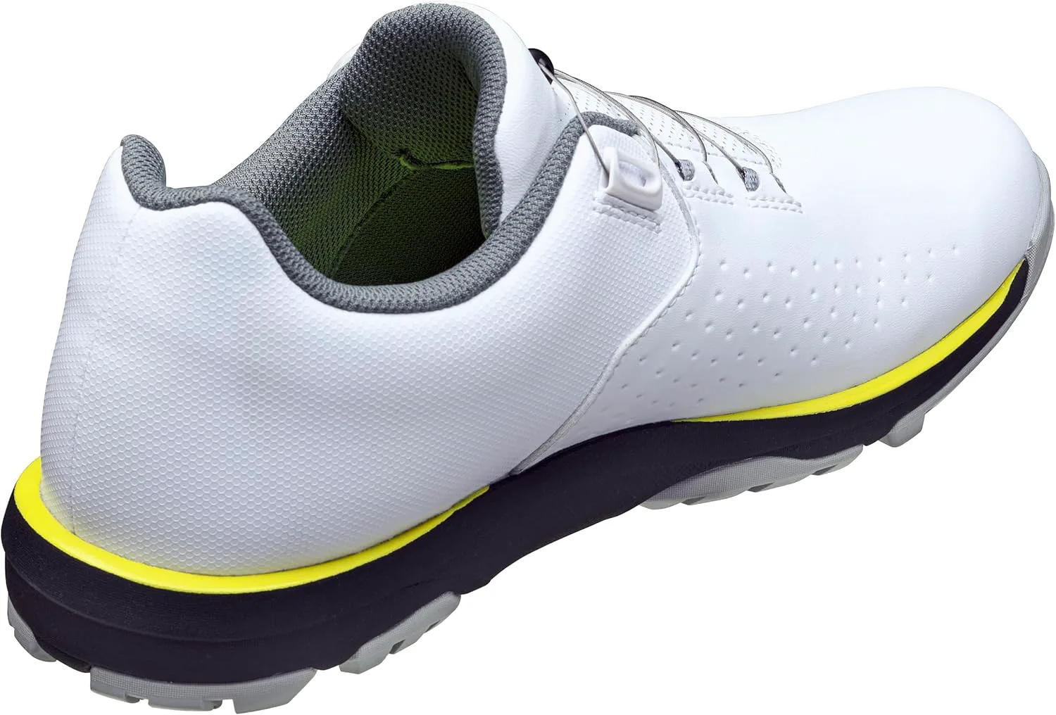 Мужские гольф-кроссовки Bridgestone средней высоты Bridgestone Golf, белый/желтый — фото 4