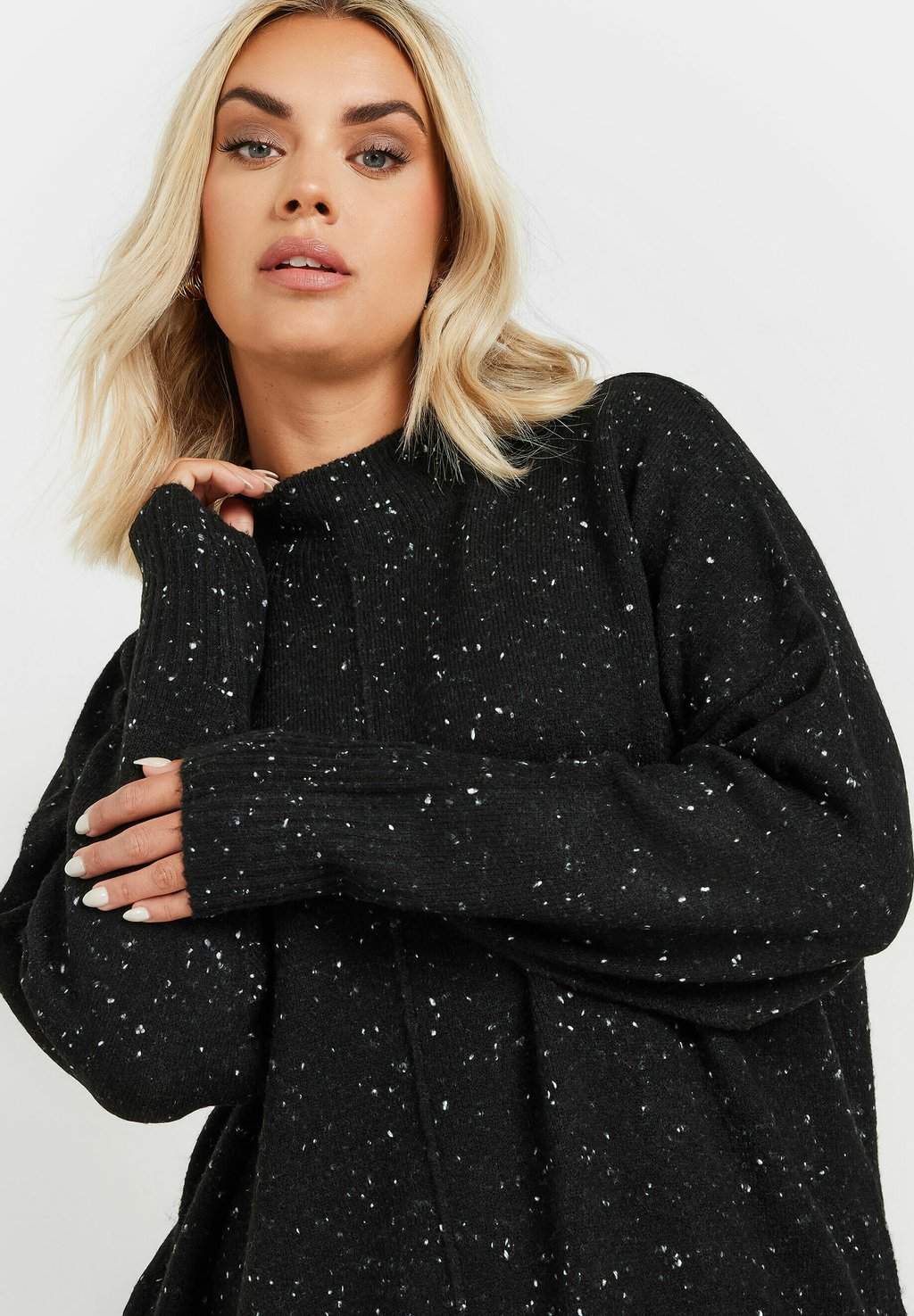 

Джемпер HIGH NECK SEAM DETAIL Yours Clothing, антрацит