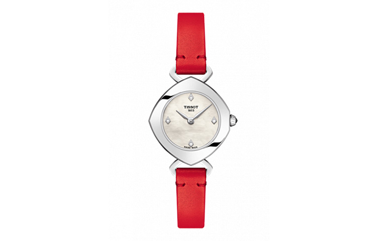 

Tissot Yi Ting Series Кварцевый механизм Женские часы 22,58*24,8 мм Белый циферблат T113.109.16.116.00