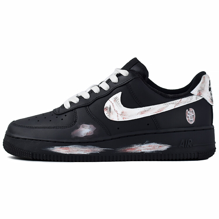 

Кроссовки для скейтбординга Air Force 1 женские низкие черный/белый Nike