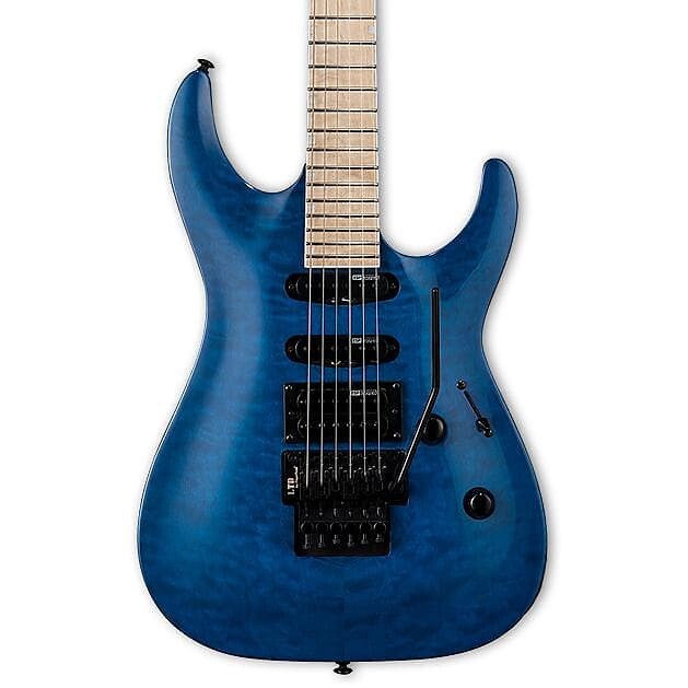 

Электрогитара ESP LTD MH-203 Quilted Maple Top Guitar - See Thru Blue
